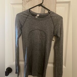 Grey Lululemon Swiftly Tech Long sleeve